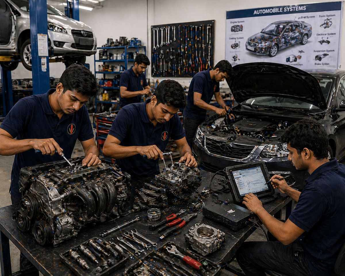 Certificate in Automobile Four Wheeler Course